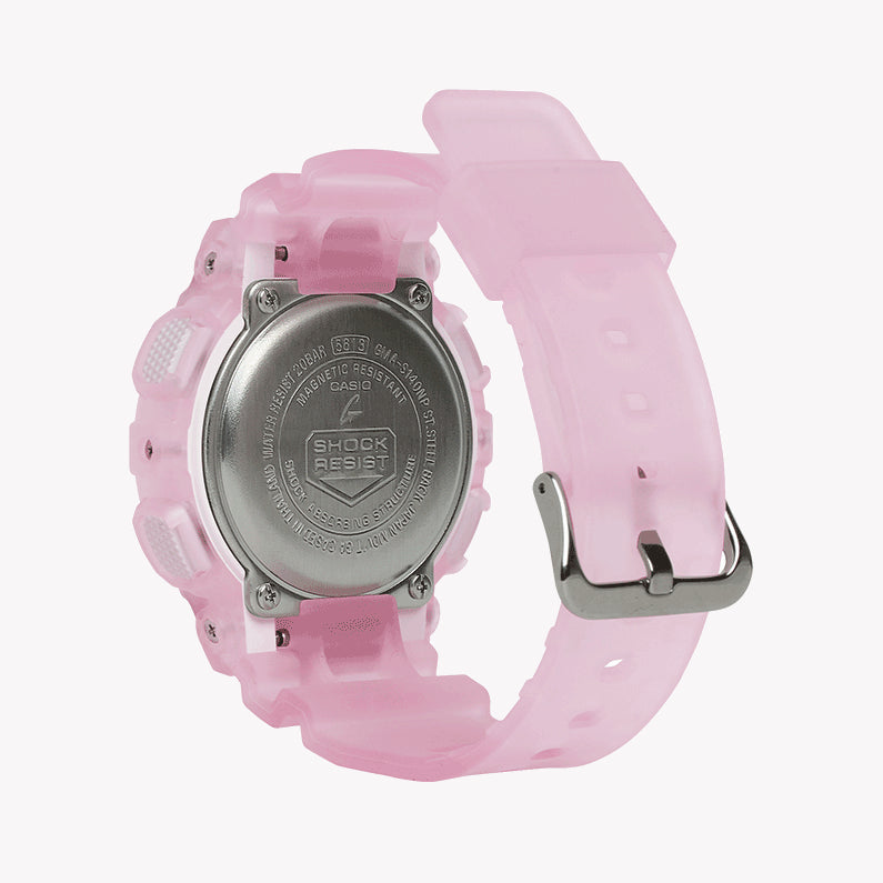 CASIO G-SHOCK GMA-S140NP-4ADR PINK ADVENTURE - COMPACT SPORTY WOMEN'S WATCH with vibrant pink resin band and versatile functionality