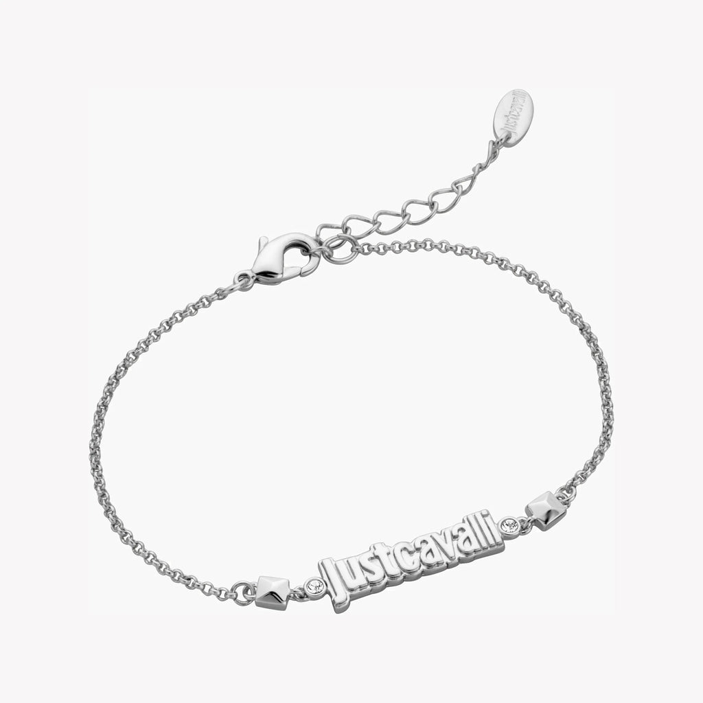 JUST CAVALLI Women's Watch with Silver Metal Case and Silver Stainless Steel Band