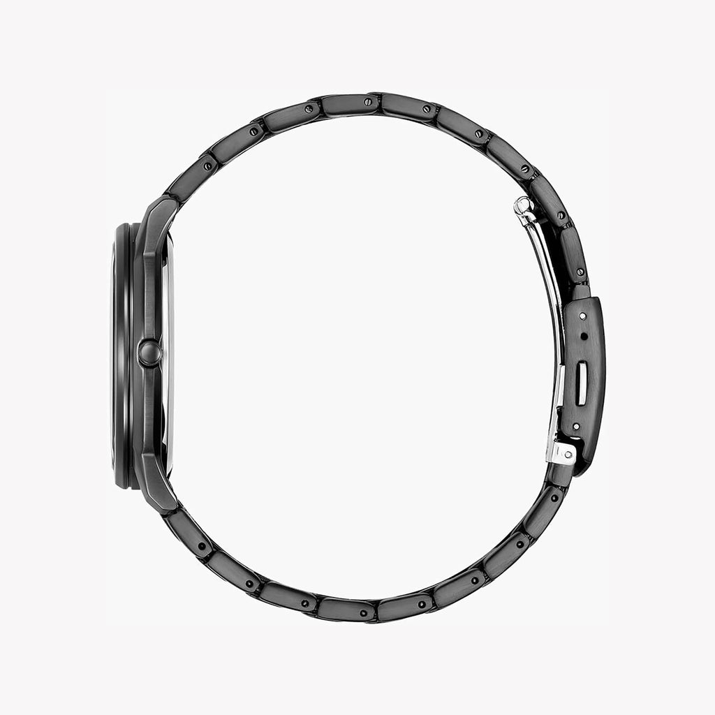 CITIZEN AW1217-83L ECO-DRIVE - BOLD BLACK STEEL & BLUE DIAL Men's Watch