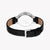 ESPRIT Women's Watch with Silver Stainless Steel Case and Black Leather Band