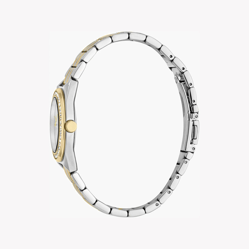 ESPRIT Women's Watch with Silver Stainless Steel Case and Silver & Gold Stainless Steel Band