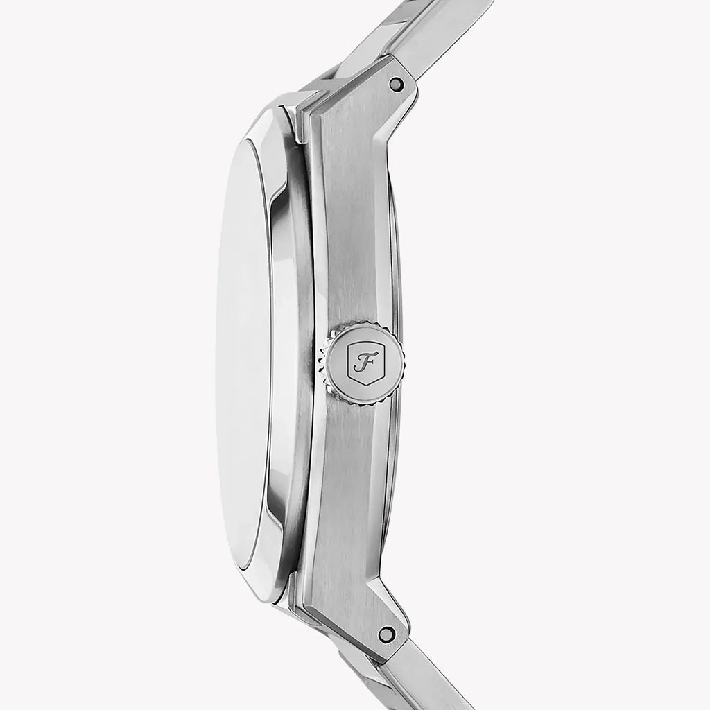 Everett Three-Hand Date Stainless Steel Watch FS5821