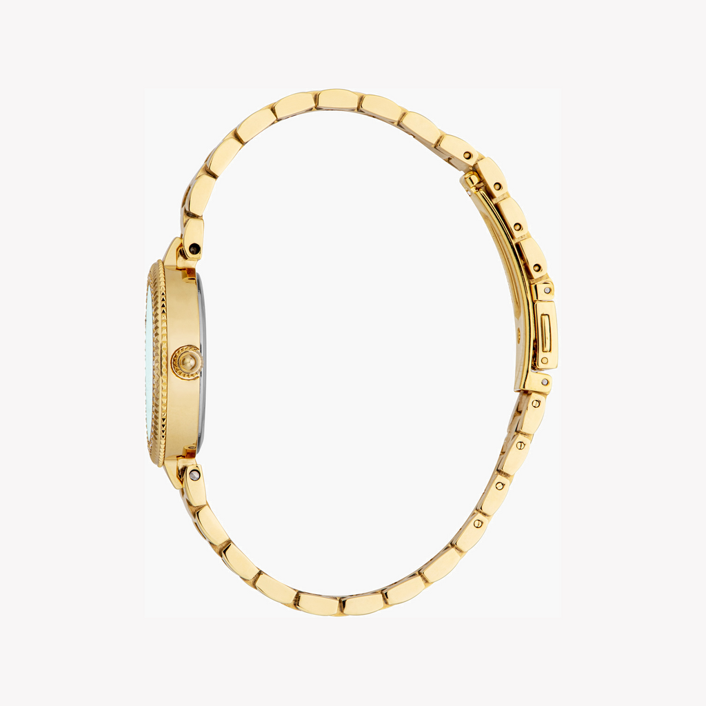 JUST CAVALLI JC1L308M0055 - BOLD TURQUOISE DIAL & GOLD STAINLESS STEEL WOMEN'S WATCH