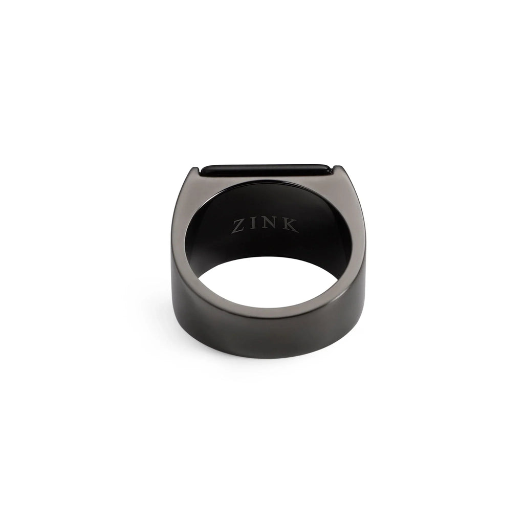 ZINK Men's Gun Stainless Steel Ring | ZJRG039GN