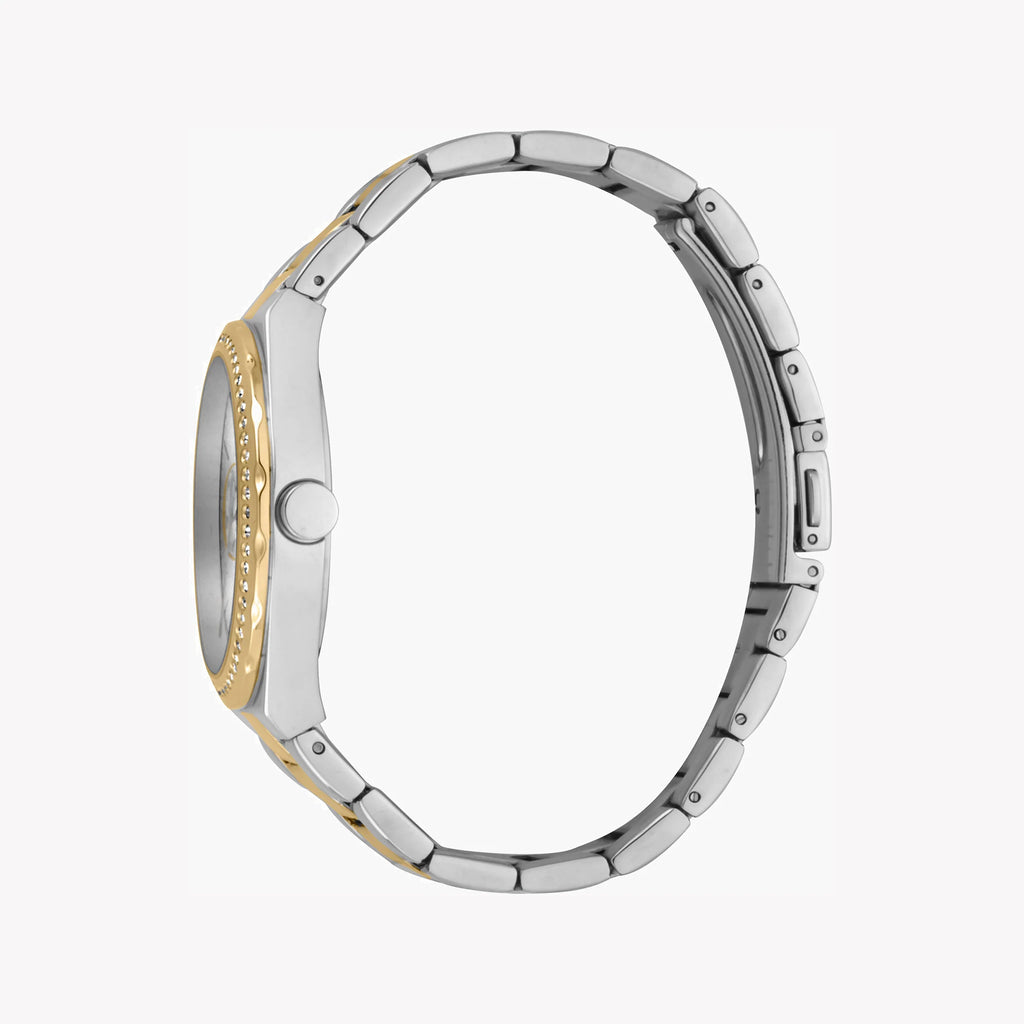 ESPRIT Women's Watch with Silver Stainless Steel Case and Silver & Gold Stainless Steel Band