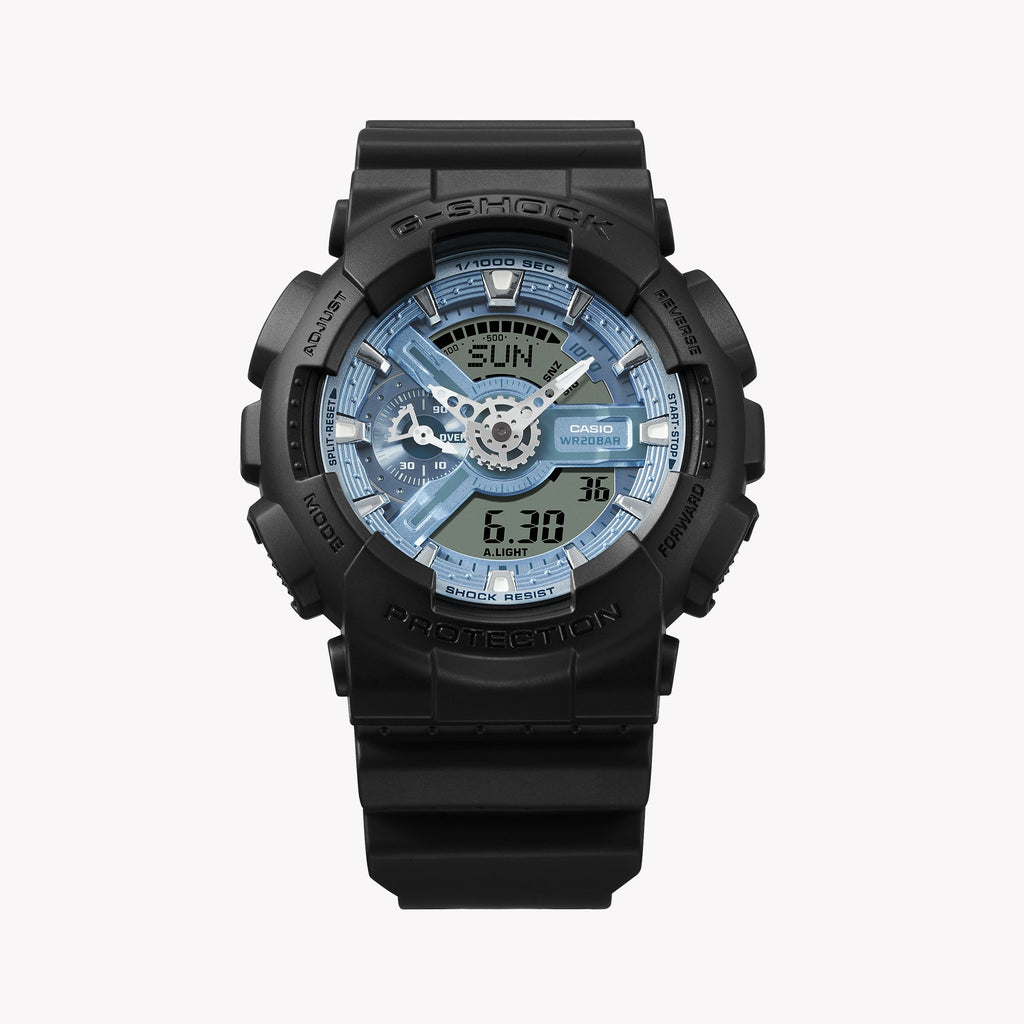CASIO G-SHOCK GA-110CD-1A2DR BOLD ADVENTURER - Men's Watch with Black Resin Band and Digital Dial