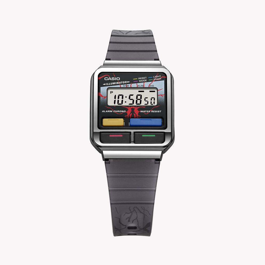 CASIO A120WEST-1ADR DIGITAL ADVENTURER - 80s INSPIRED SPORTY TIMEPIECE with Sleek Resin Band and Multifunctional Display