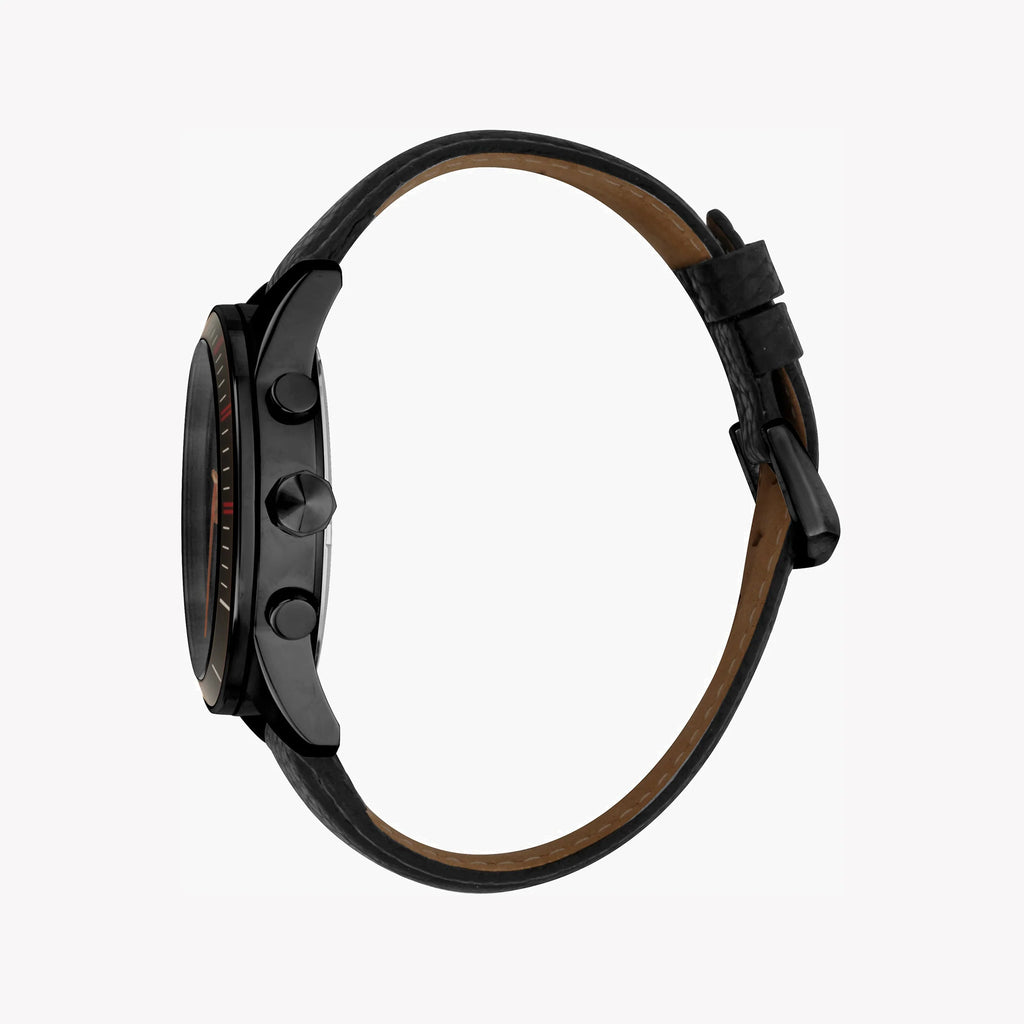 JUST CAVALLI JC1G166L0035 ELEGANT BLACK DIAL MEN'S WATCH - TIMELESS SOPHISTICATION