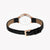 ESPRIT Women's Watch with Rose Gold Stainless Steel Case and Black Leather Band
