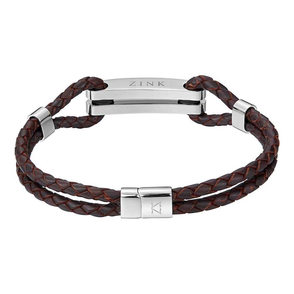 ZJBC016SLPBR-S ZINK Men's Bracelet Outlet