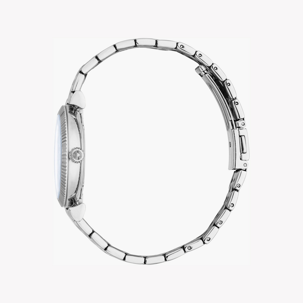 JUST CAVALLI JC1L266M0015 - STUNNING BLUE DIAL ON ELEGANT STAINLESS STEEL WOMEN'S WATCH