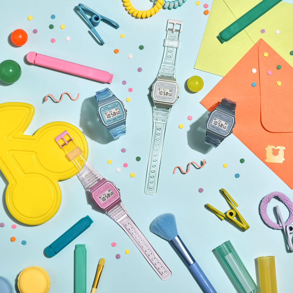 CASIO F-91WS-8DF SPORTY EDGE - ADVENTURE-READY WOMEN'S DIGITAL WATCH IN SILVER