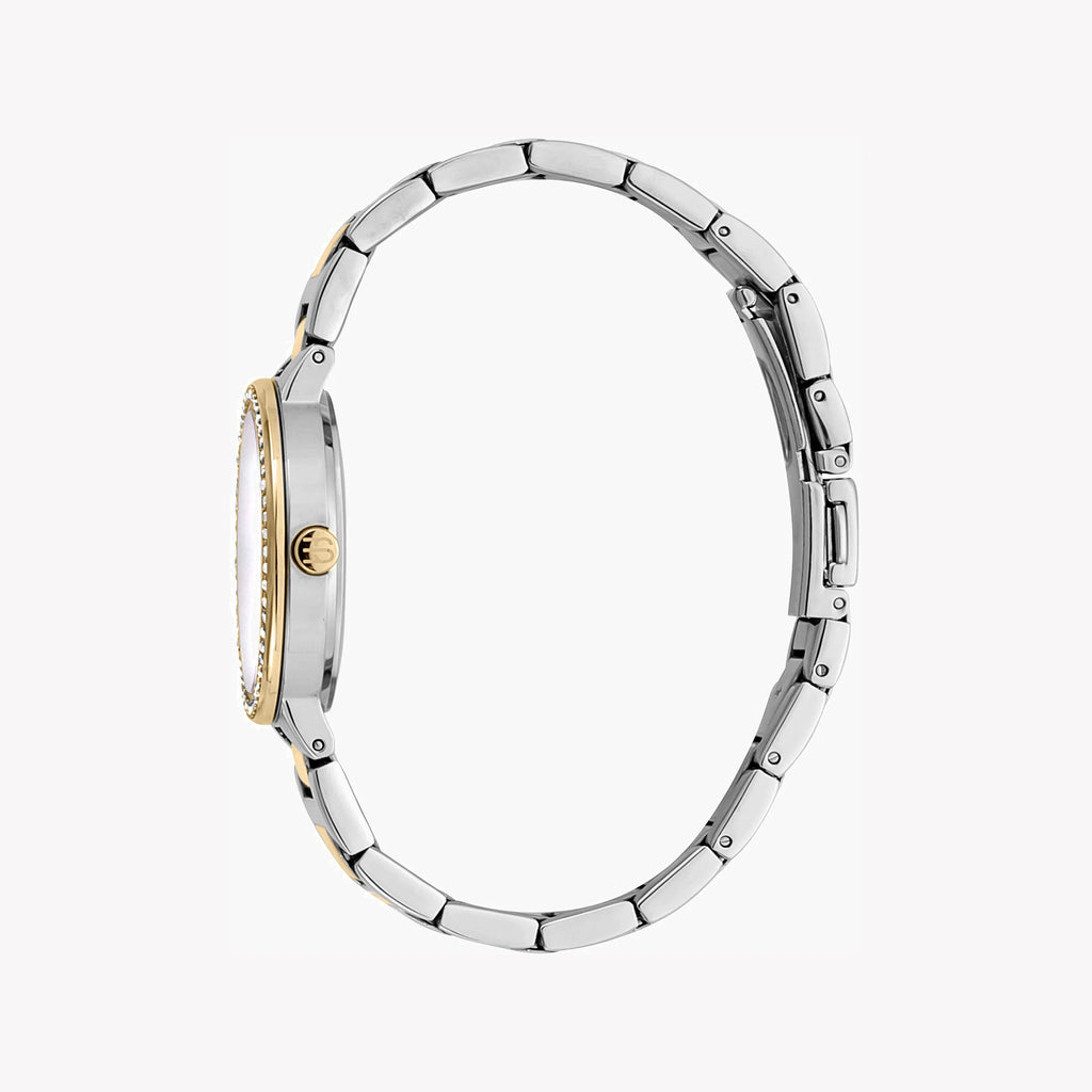 ESPRIT Women's Watch with Silver & Gold Stainless Steel Case and Silver & Gold Stainless Steel Band