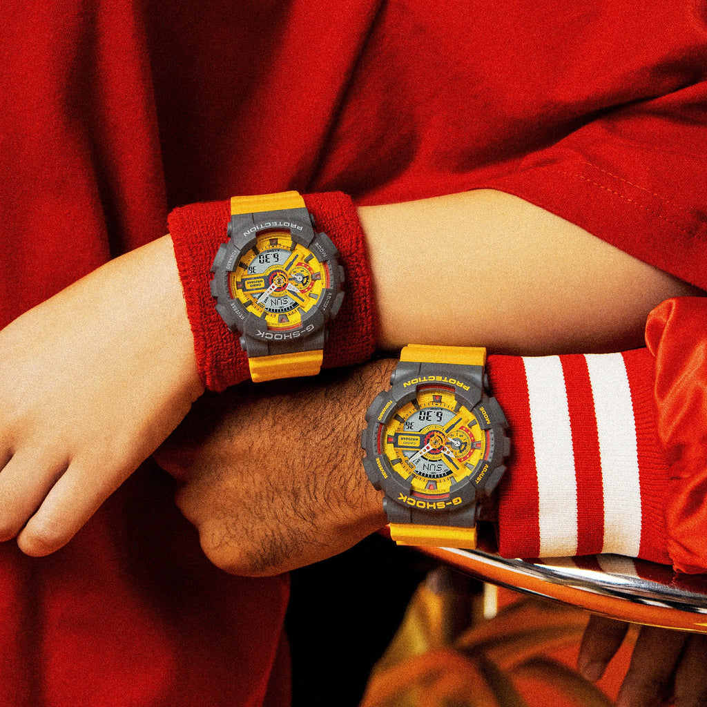 CASIO G-SHOCK GA-110Y-9ADR - SPORTY BOLDNESS IN YELLOW & GRAY MEN'S WATCH