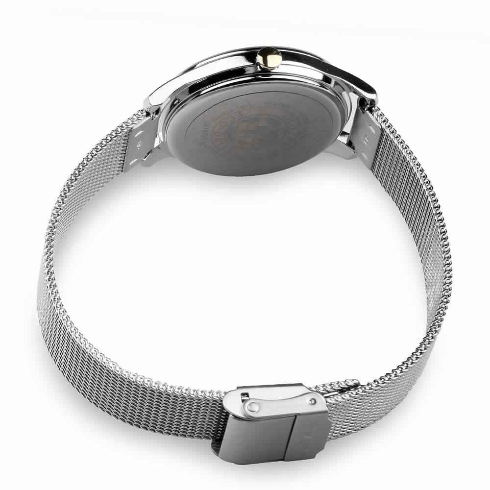 CITIZEN Eco-Drive EM0504-81A RADIANT STYLE - ELEGANT WOMEN'S TIMEPIECE with Silver Mesh Band