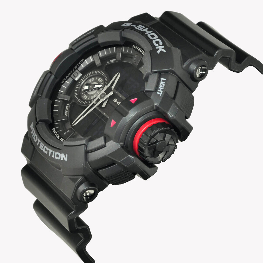 CASIO G-SHOCK GA-400-1BHDR BOLD ADVENTURER - MEN'S BLACK RESIN WATCH FOR EVERY JOURNEY