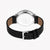 ESPRIT MEN'S STYLISH TIMEPIECE - BLACK LEATHER BAND & SILVER DIAL ELEGANCE