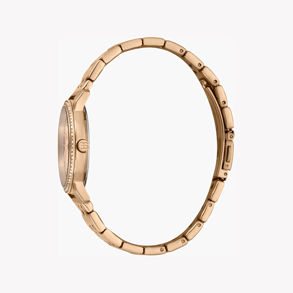 ESPRIT Women's Watch with Rose Gold Stainless Steel Case and Rose Gold Stainless Steel Band