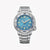 CITIZEN BN0165-55L RUGGED ELEGANCE - MEN'S DIVER WATCH WITH LIGHT BLUE DIAL & STAINLESS STEEL BAND