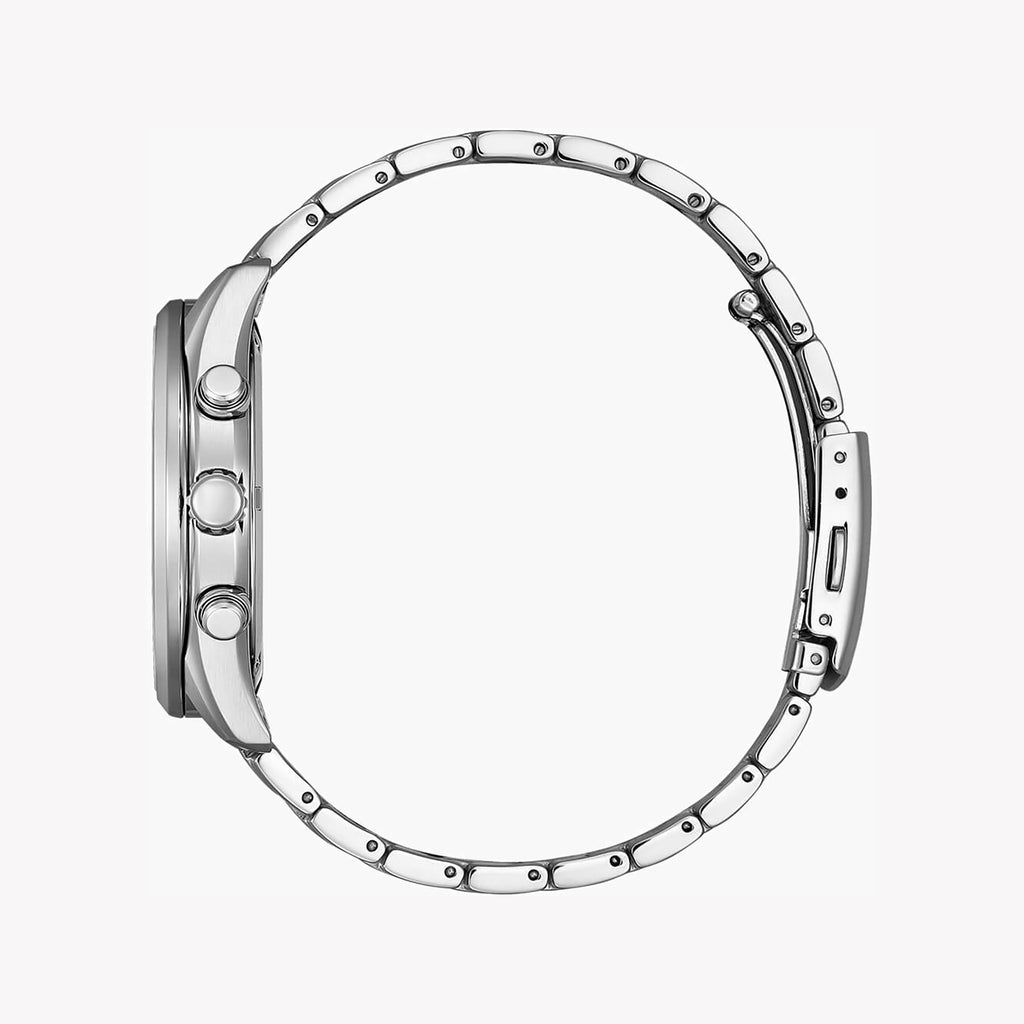 CITIZEN AT2570-56E ELEGANT TIMEKEEPER - MODERN MEN'S STAINLESS STEEL WATCH WITH BLACK DIAL