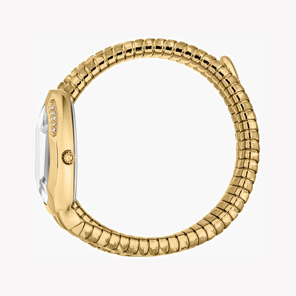 JUST CAVALLI Women's Watch with Gold Stainless Steel Case and Gold Stainless Steel Band