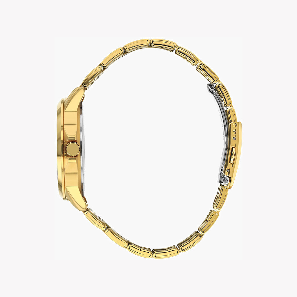 CITIZEN DZ5002-52P - BOLD GOLD GLORY: Men's Stainless Steel Quartz Watch with Beige Dial