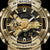 CASIO G-SHOCK GM-110G-1A9DR - BOLD GOLD ADVENTURER Men's Watch with Black Resin Band