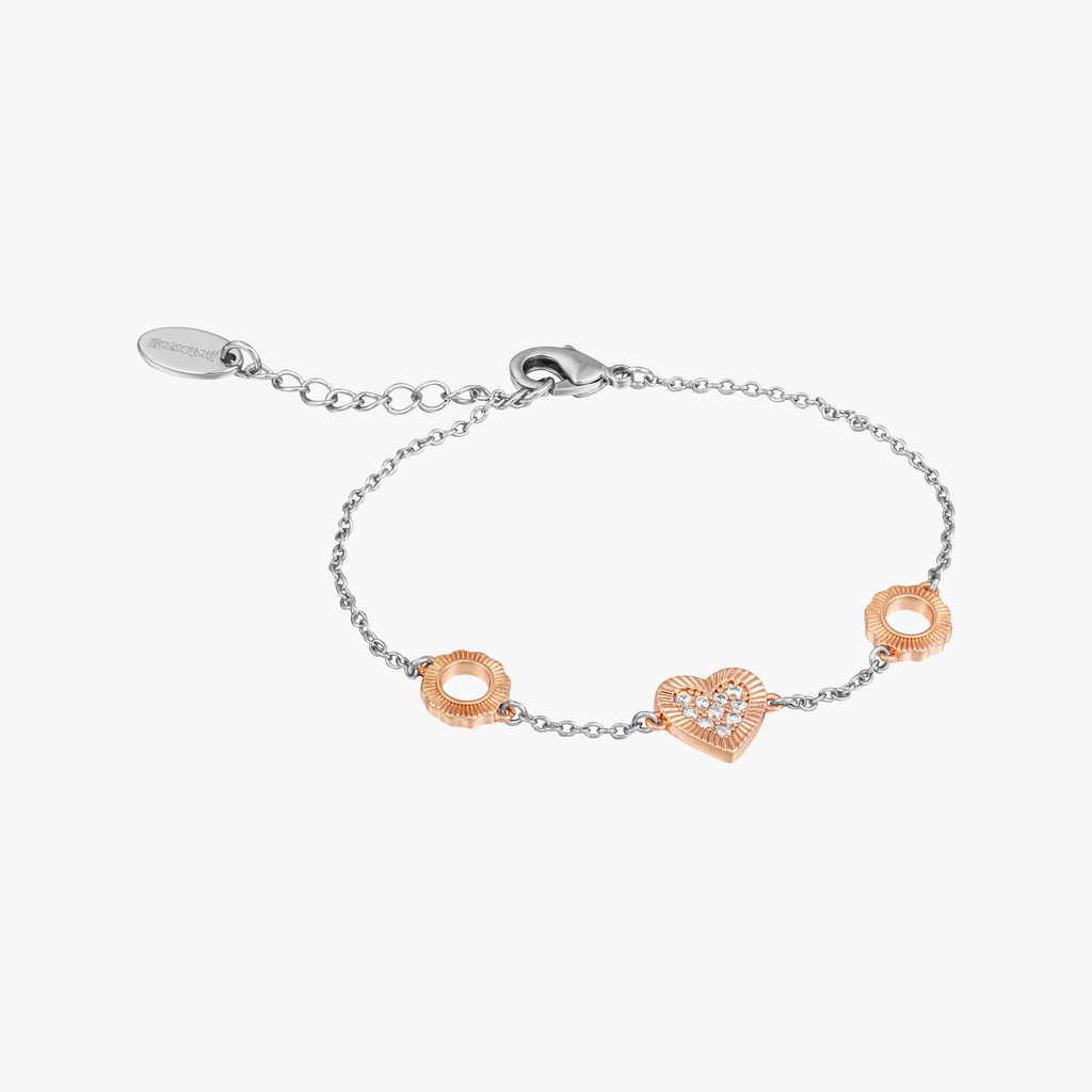 JUST CAVALLI JC1L315M0095 - STUNNING TWO-TONE ROSE GOLD & SILVER WOMEN'S WATCH