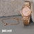 JUST CAVALLI Women's Watch with Rose Gold Stainless Steel Case and Rose Gold Stainless Steel Band