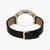 ESPRIT MEN'S STYLISH TIMEPIECE - BLACK LEATHER BAND & SILVER DIAL - DURABLE ELEGANCE