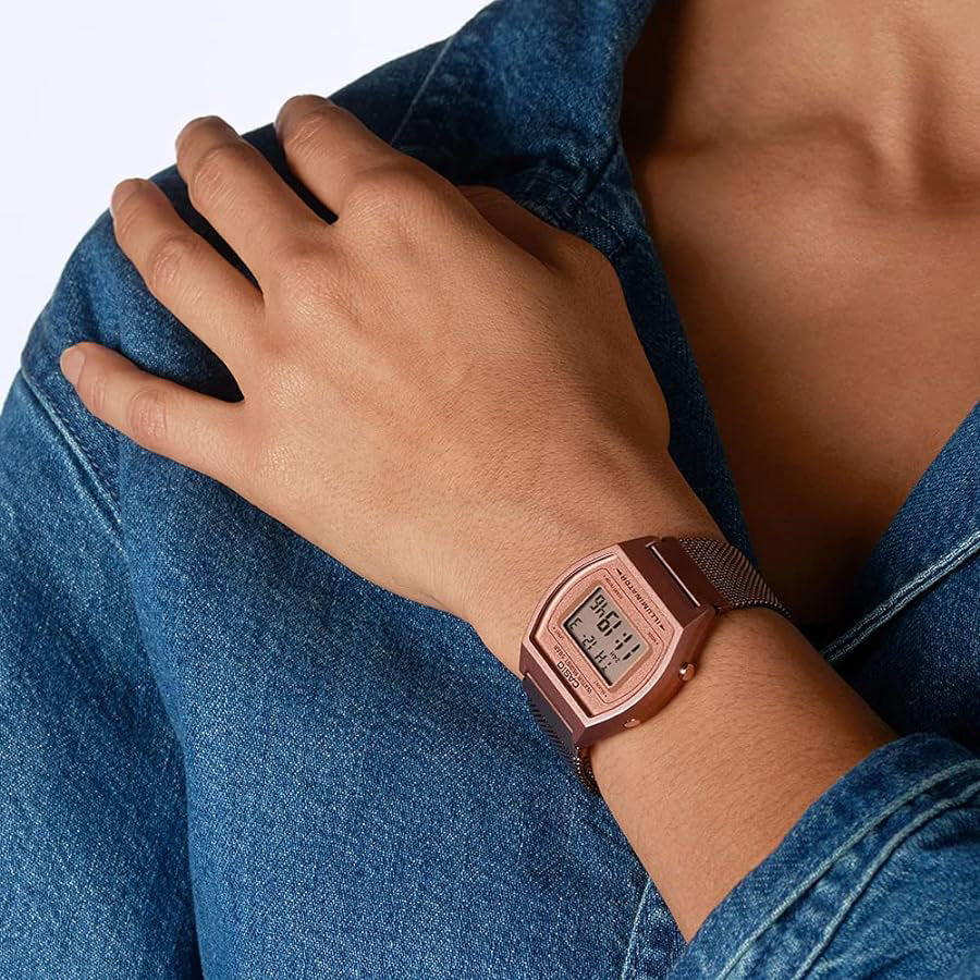 CASIO B640WMR-5ADF ROSE GOLD ELEGANCE - SPORTY & FUNCTIONAL WOMEN'S WATCH