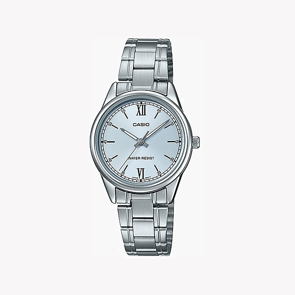 CASIO LTP-V005D-2B3UDF TOUGH ELEGANCE - SPORTY STAINLESS STEEL WOMEN'S WATCH