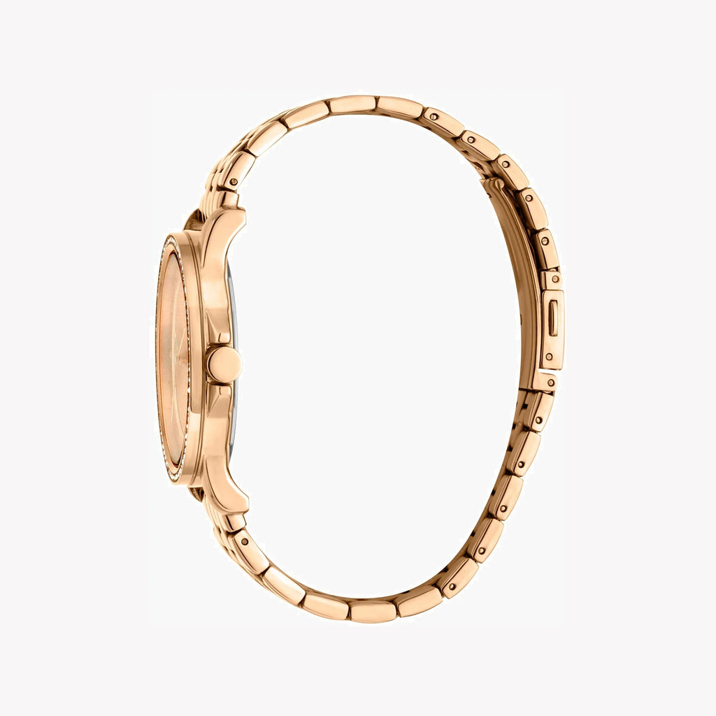 ESPRIT Women's Watch with Rose Gold Stainless Steel Case and Rose Gold Stainless Steel Band