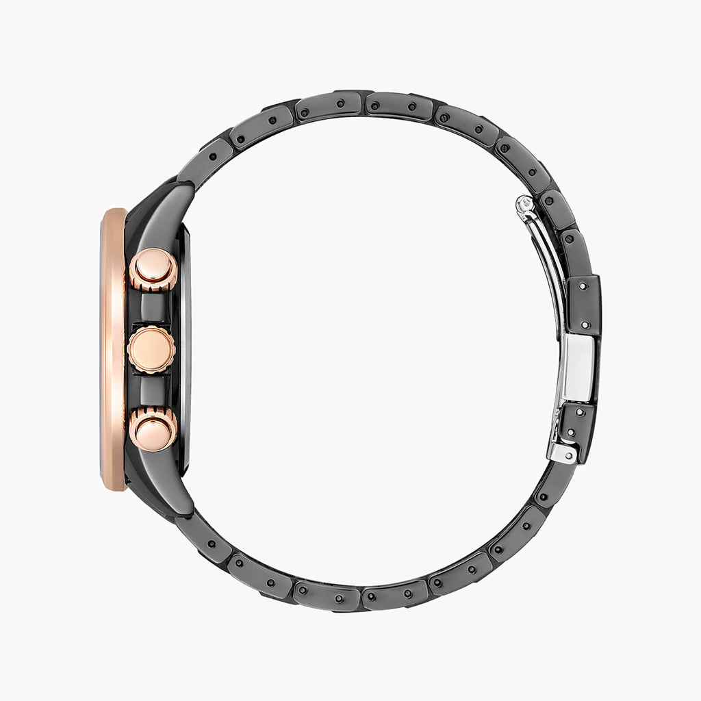 CITIZEN Eco-Drive CB5884-88H - BOLD PERFORMANCE MEN'S WATCH with BLACK STAINLESS STEEL and MULTIFUNCTIONAL FEATURES