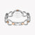 JUST CAVALLI Women's Watch with Silver Stainless Steel Case and Silver & Rose Gold Stainless Steel Band