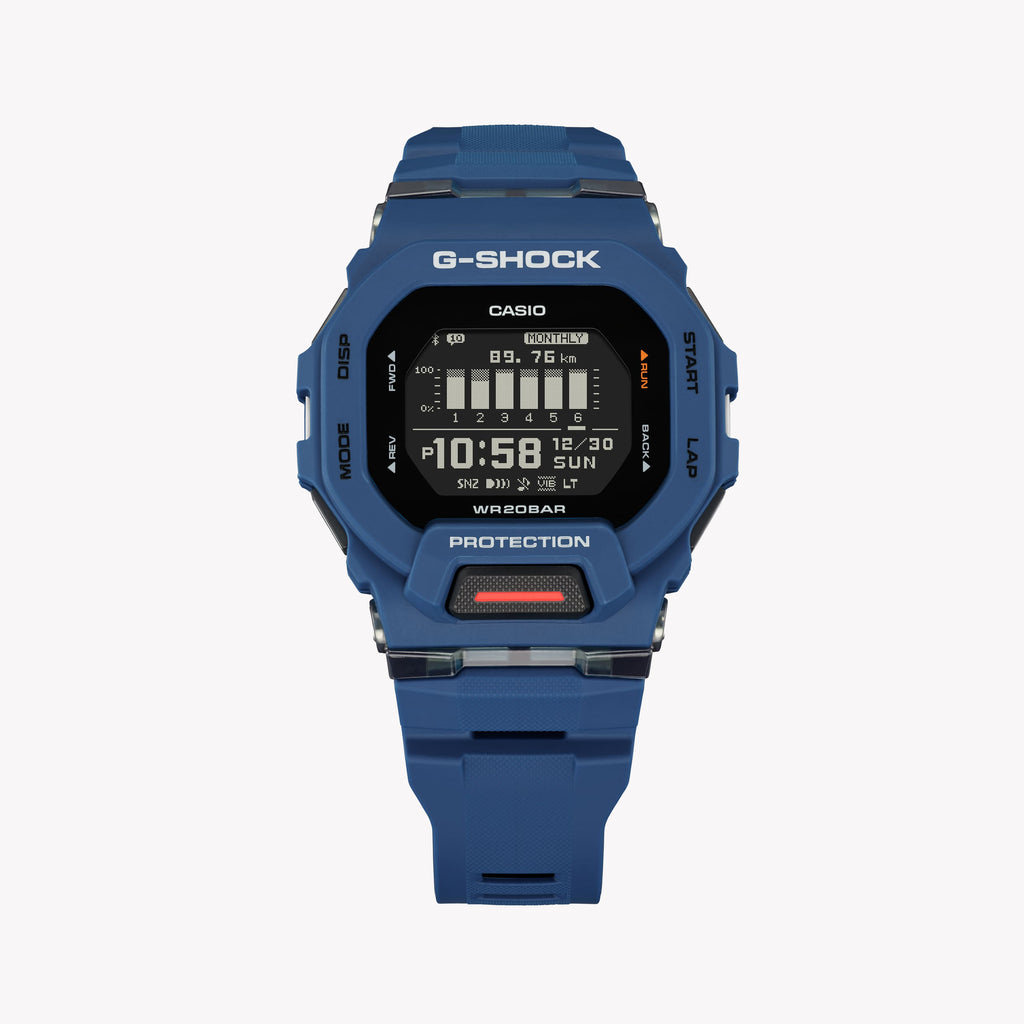 G-SHOCK GBD-200-2DR RUGGED CHIC - MEN'S SPORTY BLUE WATCH WITH FITNESS TRACKER & WATER RESISTANCE