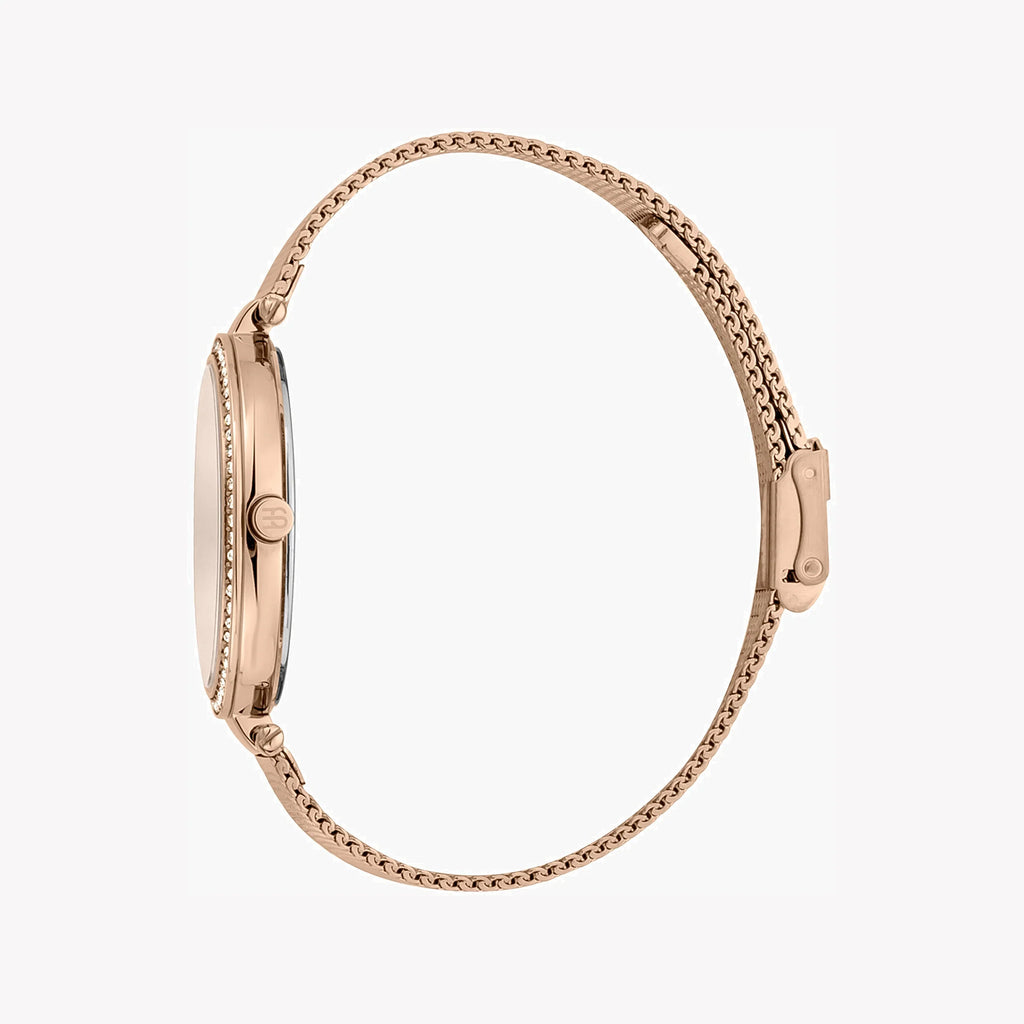 ESPRIT Women's Watch with Rose Gold Stainless Steel Case and Rose Gold Stainless Steel Band