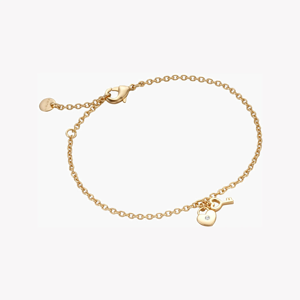 ESPRIT Women's Watch with Gold Stainless Steel Case and Gold Stainless Steel Band