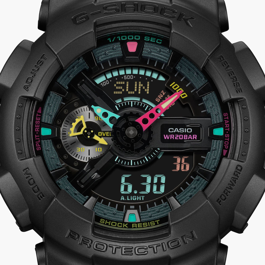 CASIO G-SHOCK GA-110MF-1ADR ADVENTURE READY - MEN'S ALL-BLACK TIMEPIECE FOR ACTIVE LIFESTYLE