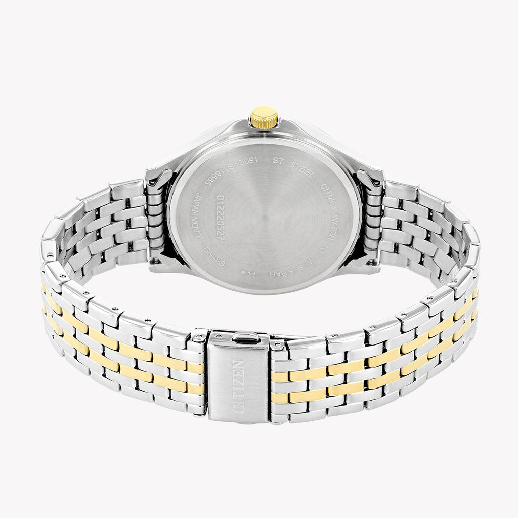 CITIZEN BF2024-50L - MODERN GENTLEMAN'S CHRONOGRAPH TIMEPIECE - STUNNING SILVER & GOLD DESIGN