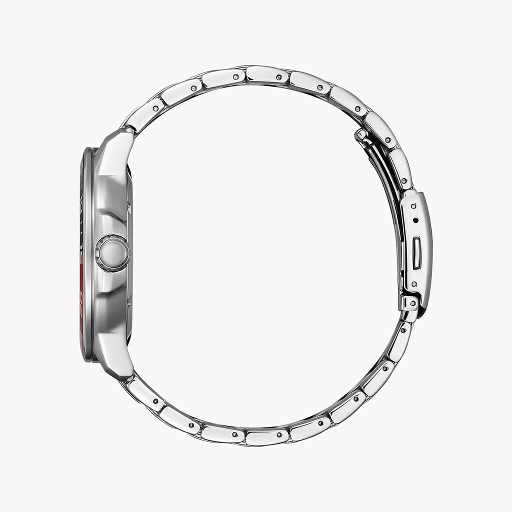 CITIZEN AW1527-86E MODERN CLASSIC - MENS STAINLESS STEEL TIMEPIECE WITH BLACK DIAL & DATE FUNCTION