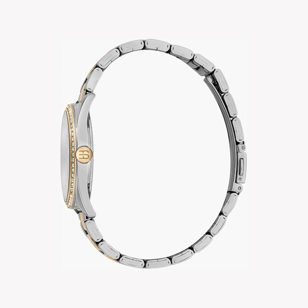 ESPRIT Women's Watch with Silver Stainless Steel Case and Silver & Gold Stainless Steel Band
