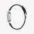 ESPRIT Women's Watch with Silver Stainless Steel Case and Black Leather Band