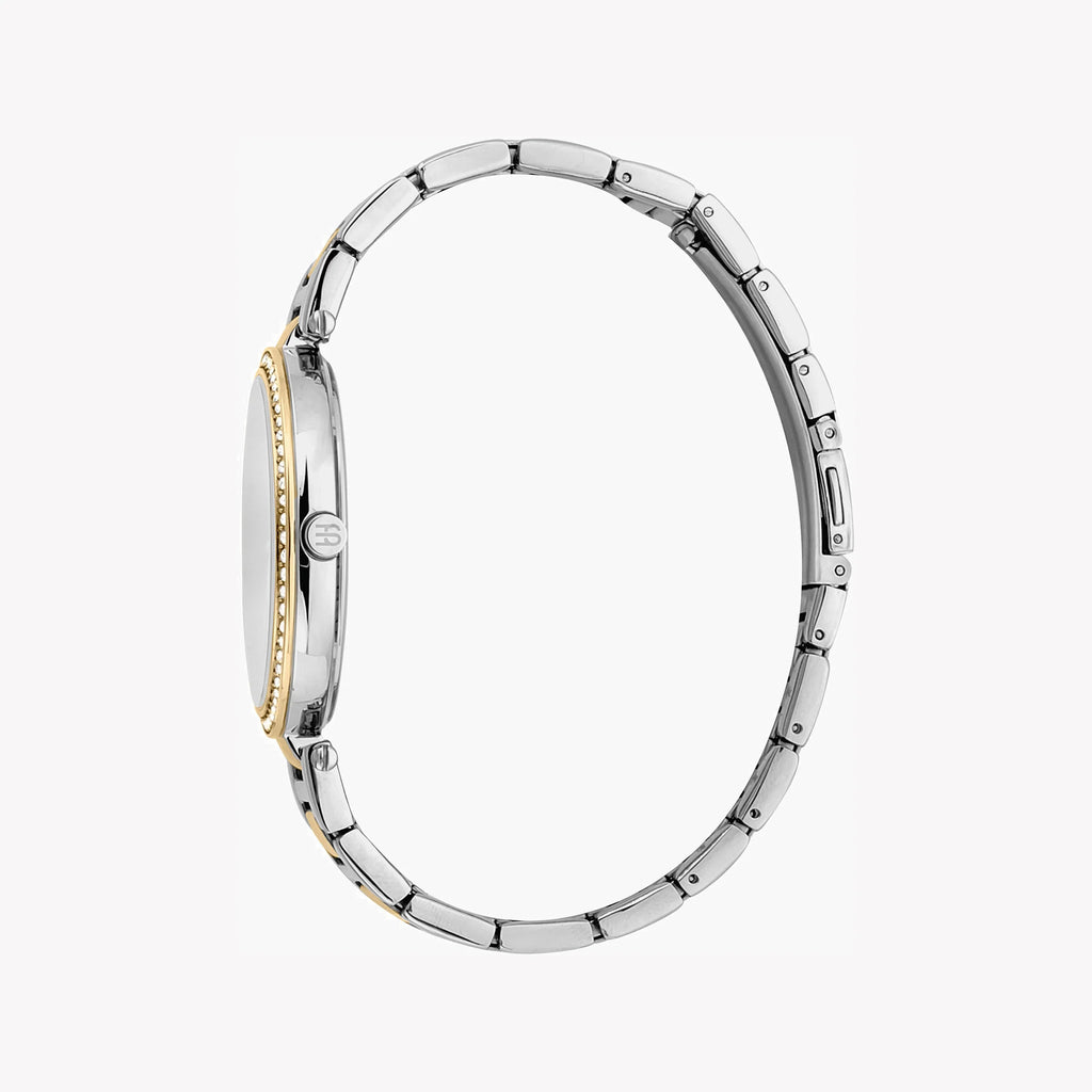 ESPRIT Women's Watch with Silver Stainless Steel Case and Silver & Gold Stainless Steel Band