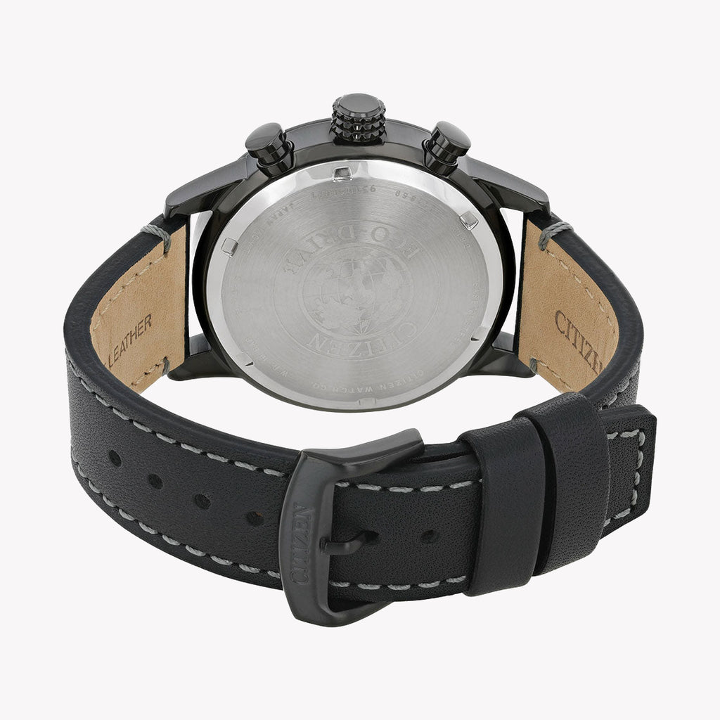 CITIZEN CA0617-29E MODERN CLASSIC - BLACK STAINLESS STEEL & ECO-DRIVE MEN'S WATCH