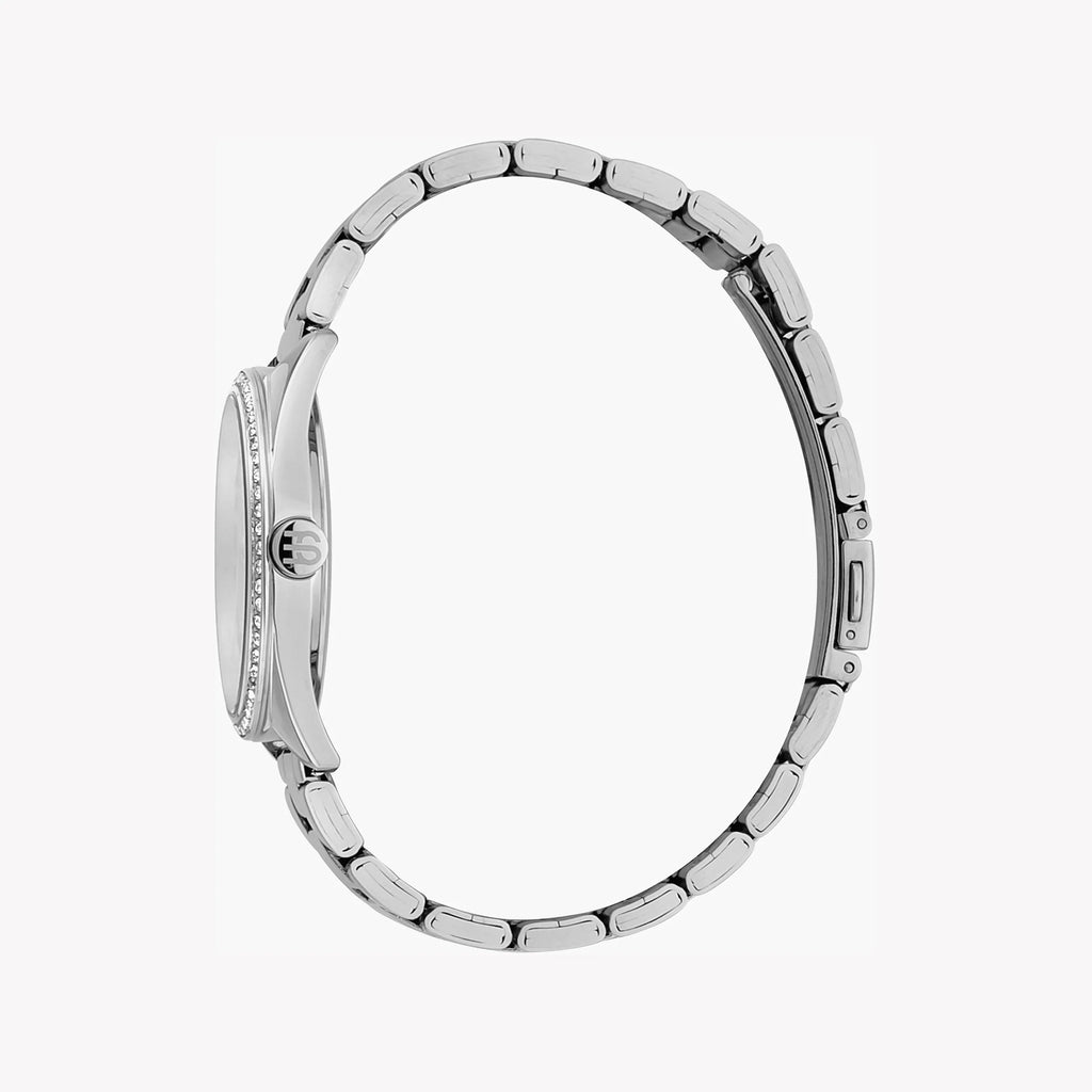 ESPRIT Women's Watch with Silver Stainless Steel Case and Silver Stainless Steel Band