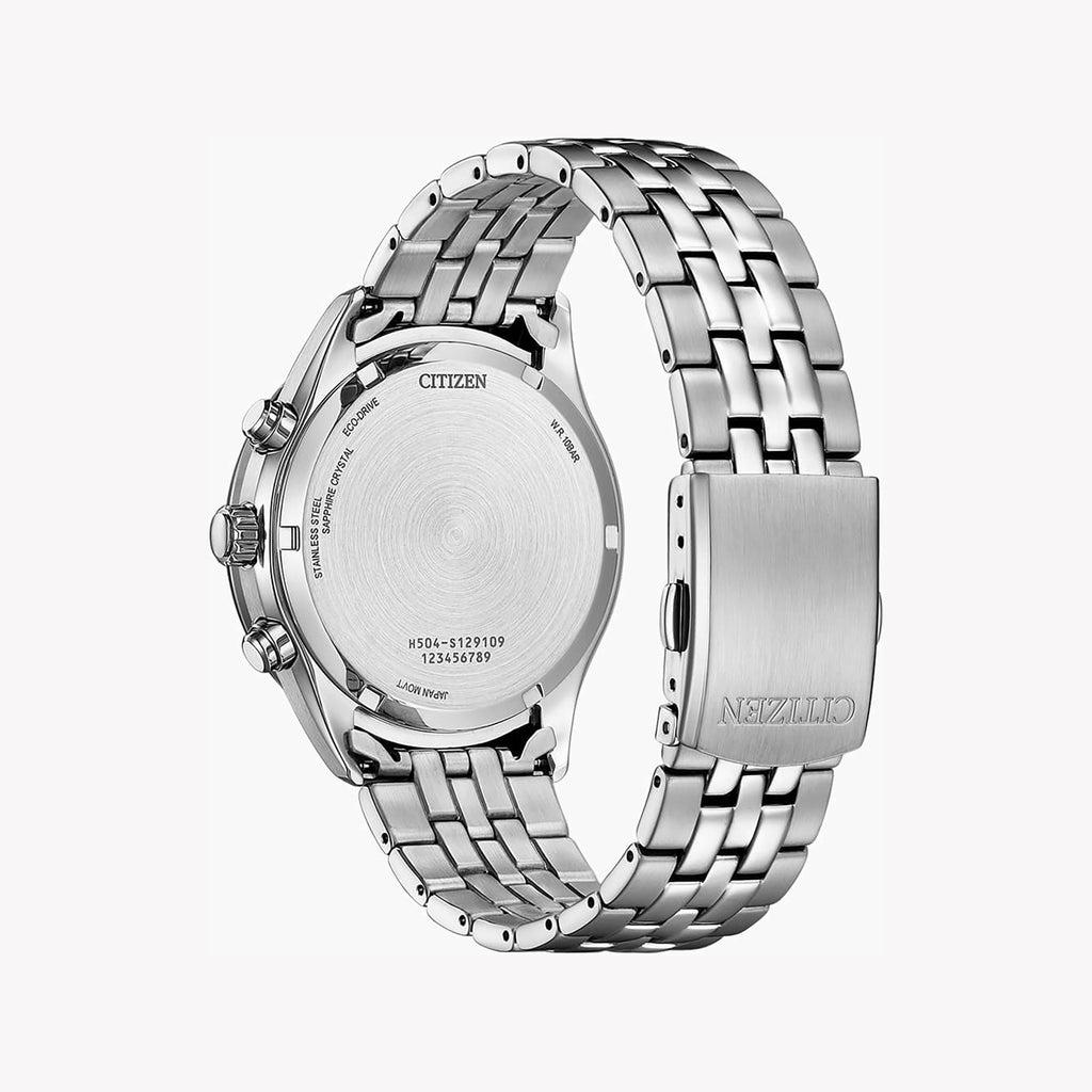 CITIZEN AT2570-56L: MENS PRECISION TIMEPIECE - STUNNING BLUE DIAL & STAINLESS STEEL BAND