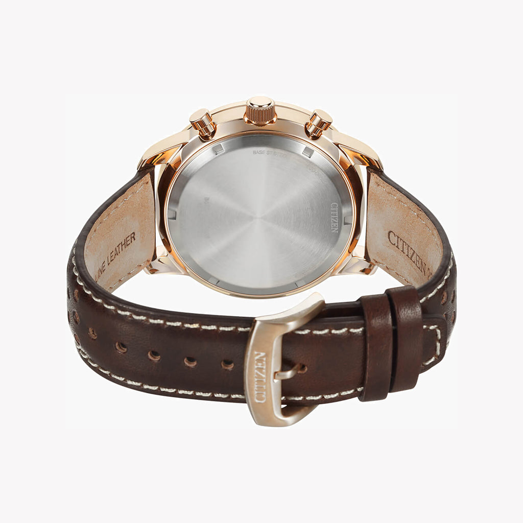 CITIZEN CA4503-18L - MODERN ELEGANCE: GOLD STAINLESS STEEL MEN'S WATCH WITH BLUE DIAL