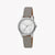 ESPRIT Women's Watch with Silver Stainless Steel Case and Gray Leather Band