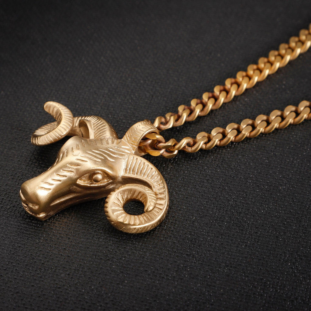 ZINK Men's Gold Stainless Steel Necklace | ZJPD023G